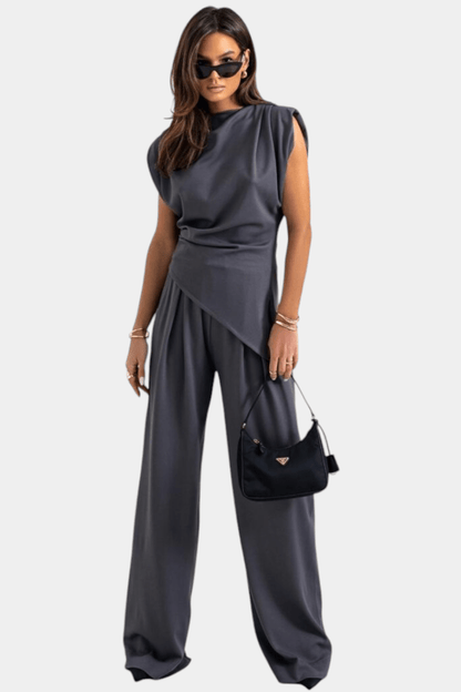 Sofia Draped Shoulder Set - Lora Toronto