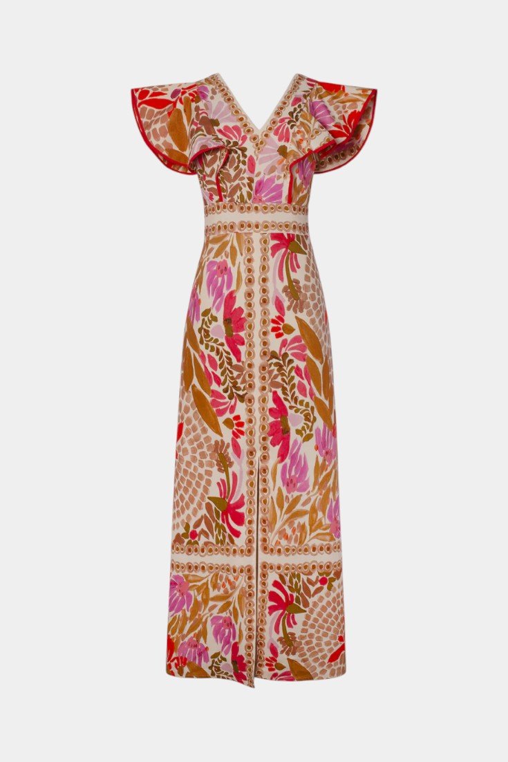Suzanne | Vibrant Floral Maxi Dress - Lora Toronto