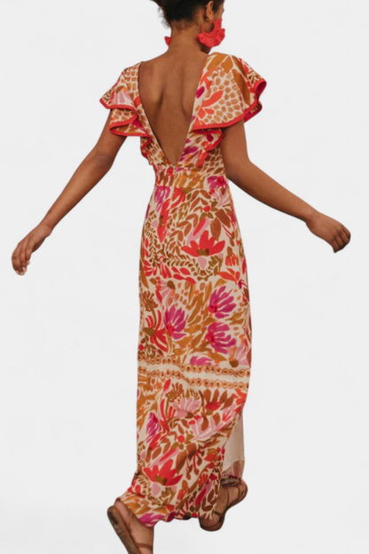 Suzanne | Vibrant Floral Maxi Dress - Lora Toronto