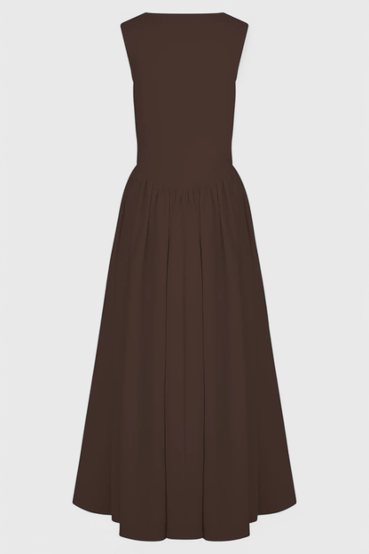 Verona | Sculpted Midi Dress - Lora Toronto